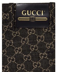 schwarze bedruckte Jeans von Gucci