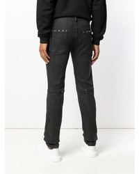 schwarze bedruckte Jeans von Icosae