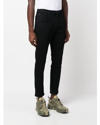 schwarze bedruckte Jeans von Dondup