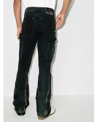 schwarze bedruckte Jeans von GALLERY DEPT.