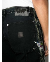 schwarze bedruckte Jeans von GALLERY DEPT.