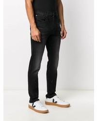 schwarze bedruckte Jeans von R13