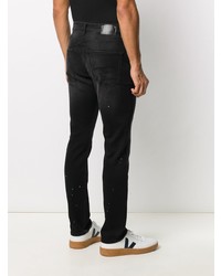 schwarze bedruckte Jeans von R13