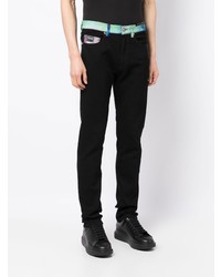 schwarze bedruckte Jeans von VERSACE JEANS COUTURE