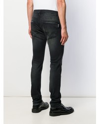 schwarze bedruckte Jeans von Philipp Plein