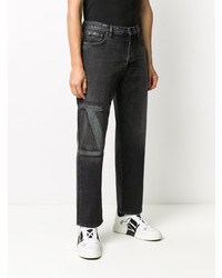 schwarze bedruckte Jeans von Valentino