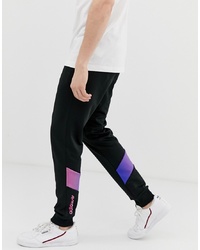 schwarze bedruckte Jogginghose von adidas Originals