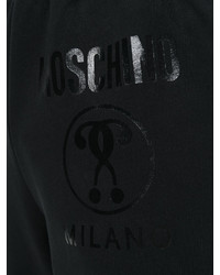 schwarze bedruckte Jogginghose von Moschino