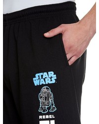 schwarze bedruckte Jogginghose von Star Wars