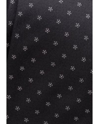 schwarze bedruckte Krawatte von Eterna