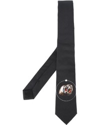 schwarze bedruckte Krawatte von Givenchy