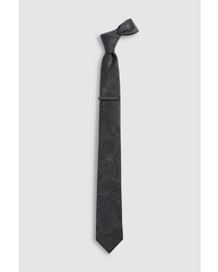 schwarze bedruckte Krawatte von next