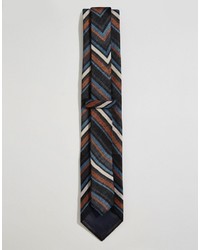 schwarze bedruckte Krawatte von Asos