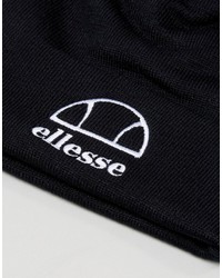 schwarze bedruckte Mütze von Ellesse