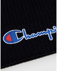 schwarze bedruckte Mütze von Champion