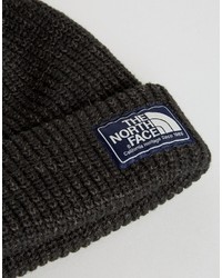 schwarze bedruckte Mütze von The North Face