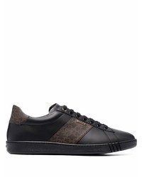 schwarze bedruckte niedrige Sneakers von Bally