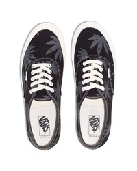 schwarze bedruckte niedrige Sneakers von Vans