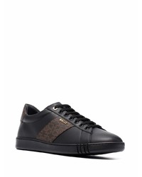 schwarze bedruckte niedrige Sneakers von Bally