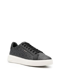 schwarze bedruckte niedrige Sneakers von Bally