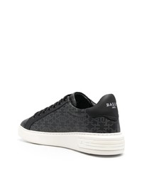 schwarze bedruckte niedrige Sneakers von Bally