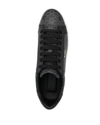 schwarze bedruckte niedrige Sneakers von Bally