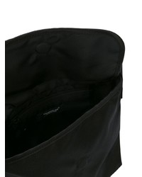 schwarze bedruckte Segeltuch Umhängetasche von Undercover