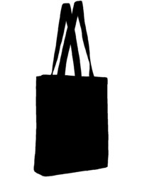 schwarze bedruckte Shopper Tasche aus Jeans von A.P.C.