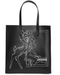 schwarze bedruckte Shopper Tasche aus Leder von Givenchy