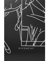 schwarze bedruckte Shopper Tasche aus Leder von Givenchy