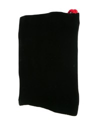 schwarze bedruckte Shopper Tasche aus Segeltuch von Tu Es Mon Trésor