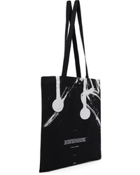 schwarze bedruckte Shopper Tasche von Julius