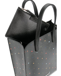 schwarze bedruckte Shopper Tasche von Givenchy
