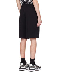 schwarze bedruckte Shorts von VERSACE JEANS COUTURE