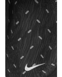 schwarze bedruckte Shorts von Nike