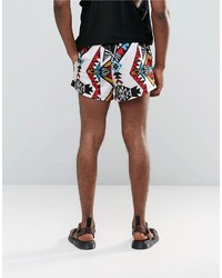 schwarze bedruckte Shorts von Jaded London