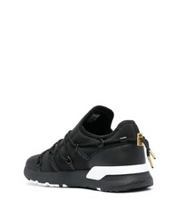 schwarze bedruckte Slip-On Sneakers von VERSACE JEANS COUTURE