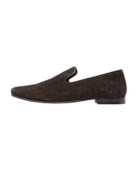 schwarze bedruckte Slipper von KIOMI