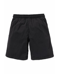 schwarze bedruckte Sportshorts von Chiemsee