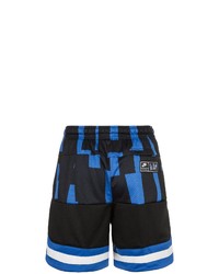 schwarze bedruckte Sportshorts von Nike Sportswear