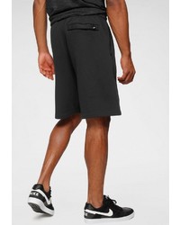 schwarze bedruckte Sportshorts von Nike Sportswear