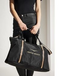 schwarze bedruckte Taschen von Venice Beach
