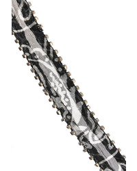 schwarze bedruckte Perlen enge Halskette von Chan Luu