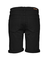 schwarze Bermuda-Shorts aus Jeans von B.young