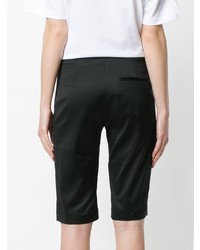 schwarze Bermuda-Shorts von Wales Bonner