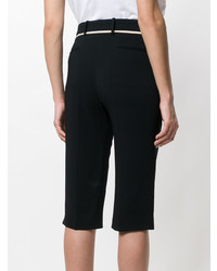 schwarze Bermuda-Shorts von N°21