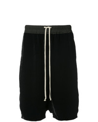 schwarze Bermuda-Shorts von Rick Owens
