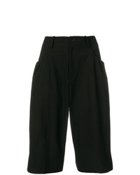 schwarze Bermuda-Shorts von Y's