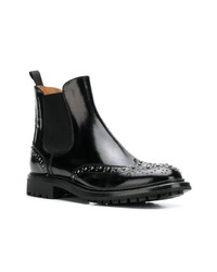 schwarze beschlagene Chelsea Boots aus Leder von Church's