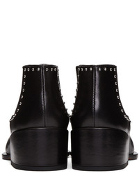 schwarze beschlagene Chelsea Boots von Givenchy